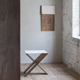 ROOTS folding stool in dark oiled, Mette Ditmer
