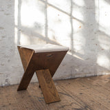 ROOTS folding stool in dark oiled, Mette Ditmer