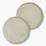 SAND GRAIN plate in straw, 2-pack, Mette Ditmer
