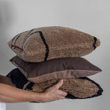 SCALA cushion cover in chocolate, Mette Ditmer