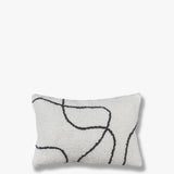 SHADOW tufted cushion cover in off-white, Mette Ditmer