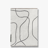 SHADOW rug in off-white, large, Mette Ditmer