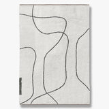 SHADOW rug in x-large, off-white, Mette Ditmer