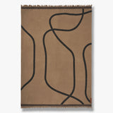 SHADOW throw in latte / black, Mette Ditmer