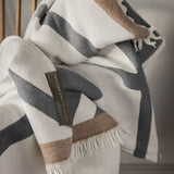 SHADOW throw in off-white / grey, Mette Ditmer