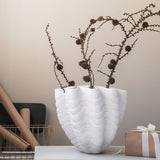 SHELL vase in off-white, large, Mette Ditmer