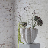 SHELL vase in off-white, large, Mette Ditmer