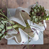 SHELL vase in off-white, large, Mette Ditmer
