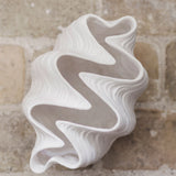 SHELL vase in off-white, small, Mette Ditmer