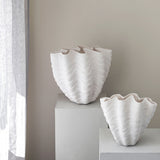 SHELL vase in off-white, small, Mette Ditmer