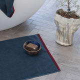 SOFT bath mat in midnight blue / light grey, Mette Ditmer