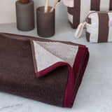 SOFT towel in brown / sand, Mette Ditmer