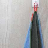 SOFT towel in dark olive / light blue, Mette Ditmer