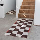 SQUARE all-round mat in brown, large, Mette Ditmer