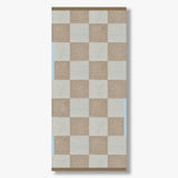 SQUARE all-round mat in camel, large, Mette Ditmer