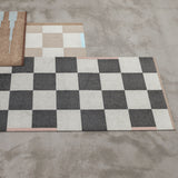 SQUARE all-round mat in dark grey, large, Mette Ditmer