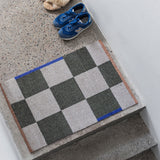 SQUARE all-round mat in dark olive, small, Mette Ditmer