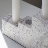 STEP six candleholder in chalk, Mette Ditmer