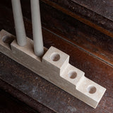 STEP six candleholder in linen, Mette Ditmer