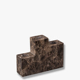 STEP trio candleholder in brown, Mette Ditmer