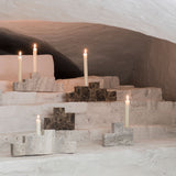 STEP six candleholder in brown, Mette Ditmer
