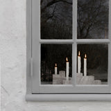 STEP trio candleholder in chalk, Mette Ditmer