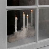 STEP six candleholder in chalk, Mette Ditmer