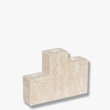 STEP trio candleholder in linen, Mette Ditmer