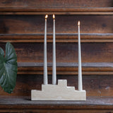 STEP six candleholder in linen, Mette Ditmer