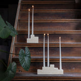 STEP six candleholder in linen, Mette Ditmer