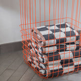 RETRO towel in dark grey, Mette Ditmer