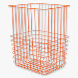 STORE-IT basket with canvas bag in orange, large, Mette Ditmer