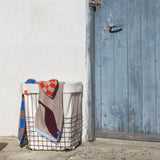 STORE-IT basket with canvas bag in wine, large, Mette Ditmer