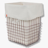STORE-IT basket with canvas bag in wine, large, Mette Ditmer