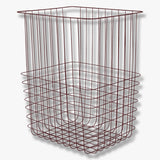 STORE-IT basket with canvas bag in wine, large, Mette Ditmer