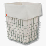 STORE-IT basket with canvas bag in thyme green, large, Mette Ditmer