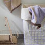 STORE-IT basket with canvas bag in lilac, large, Mette Ditmer