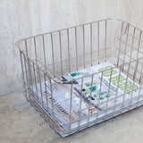 STORE-IT basket in chrome, medium, Mette Ditmer