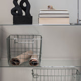 STORE-IT basket in thyme green, medium, Mette Ditmer