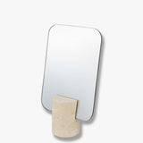 TRAVERTINE mirror in linen, Mette Ditmer