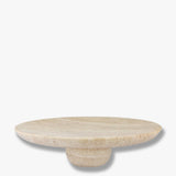 TRAVERTINE pedestal in linen, Mette Ditmer
