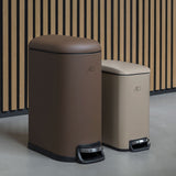 WALTHER pedal bin in brown, Mette Ditmer