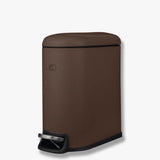 MINI-WALTHER pedal bin in brown, Mette Ditmer