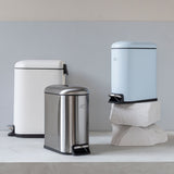 MINI-WALTHER pedal bin in steel, Mette Ditmer