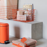 MINI-WALTHER pedal bin in 5l., orange, Mette Ditmer