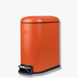 MINI-WALTHER pedal bin in 5l., orange, Mette Ditmer