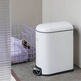 MINI-WALTHER pedal bin in off-white, Mette Ditmer