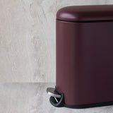 MINI-WALTHER pedal bin in 5l., wine, Mette Ditmer