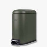 MINI-WALTHER pedal bin in 5l., dark olive, Mette Ditmer