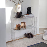 STORE-IT shelf in chrome, Mette Ditmer